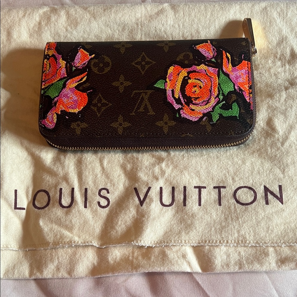 ✨Louis Vuitton Floral Wallet - Brown and Pink✨ - Picture 3 of 16